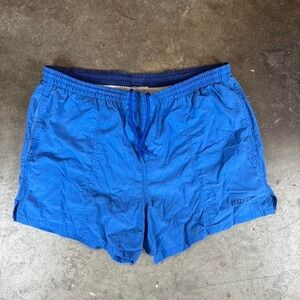 Blue and navy Speedo swim shorts